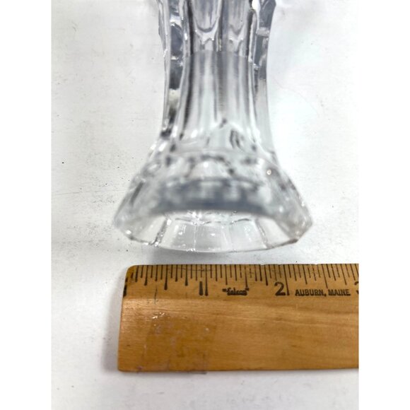 Vintage Crystal Cut Glass Decanter With Stopper 13" Tall Elegant Design For Whis - Picture 6 of 8